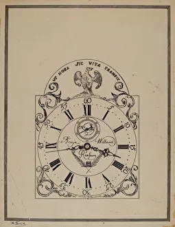 Clock, c. 1938. Creator: Nicholas Gorid