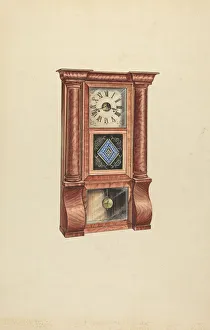 Clock, c. 1953. Creator: Lawrence Phillips