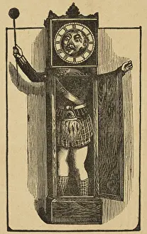 Scrap Book Prints: The Clock, at Middlesex Music Hall, 1888. Creator: Unknown
