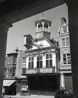 Clock tower, Guildford, Surrey, c1955. Creator: Arthur Charles Kirby Ware