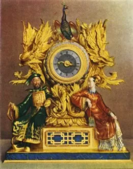 Hm King George Vi Gallery: Clock by Vuilliamy (About 1800), 1938. Creator: Unknown