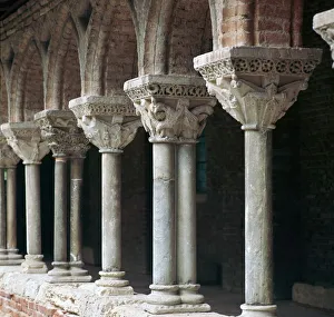 In A Row Prints: Cloister at Mossaic, 11th century