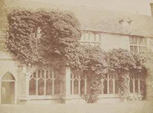 Fox Talbot Prints: Cloisters of Lacock Abbey, 1842. Creator: William Henry Fox Talbot