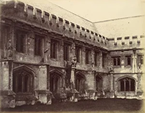 Tranquil Prints: Cloisters, Magdalen, 1859. Creator: Alfred Capel-Cure