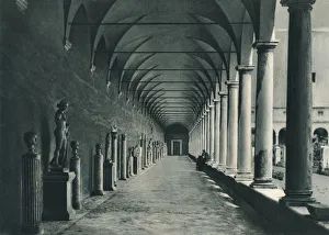 Diocletian Prints: Cloisters in the museum of the Baths of Diocletian