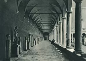 Baths Of Diocletian Collection: Cloisters in the museum of the Baths of Diocletian, Rome, Italy, 1927. Artist: Eugen Poppel