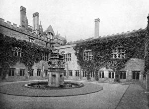 The cloisters, Newstead Abbey, Nottinghamshire, 1924-1926. Artist: Valentine & Sons Ltd The cloisters, Newstead Abbey, Nottinghamshire, 1924-1926. Artist: Valentine & Sons Ltd