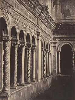 Cloister Gallery: Cloisters of St. Pauls, the Basilica, Outside the Walls of Rome, by 1858