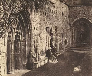 The Cloisters, Tintern Abbey, 1854. Creator: Roger Fenton