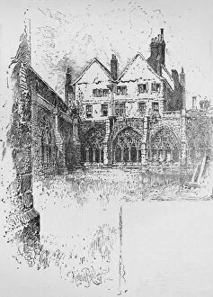 The Cloisters, Westminster Abbey, 1890. Artist: Herbert Railton