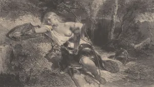 Célestin François Nanteuil Gallery: Clorinde, 1847. Creator: Célestin Nanteuil