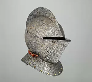 Claude Gallery: Close Helmet of Claude Gouffier (1501-1570), French, ca. 1555-60. Creator: Unknown