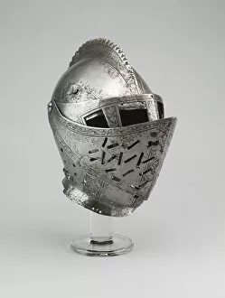Close Helmet, Landshut, 1551, possibly 1557. Creator: Possibly by the workshop of