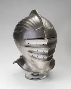 Nuremberg Prints: Close Helmet, Nuremberg, c. 1520. Creator: Unknown