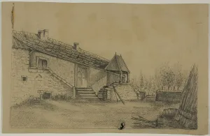 Closed Prints: Closed Farmhouse, n.d. Creator: Unknown