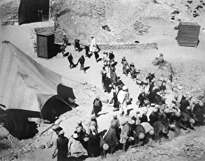 Closing Prints: Closing the Tomb of Tutankhamun, Valley of the Kings Artist: Harry Burton