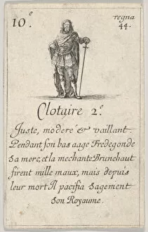 Della Bella Gallery: Clotaire 2.-e / Juste, modere... from Game of the Kings of France