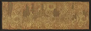 Cloth of Gold: Displayed Falcons, mid 1200s. Creator: Unknown