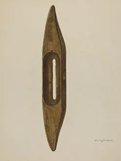 Albert Geuppert Prints: Cloth Shuttle, 1939. Creator: Albert Geuppert