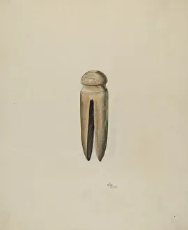 Atkinson Ralph Prints: Clothes Pin, c. 1938. Creator: Ralph Atkinson