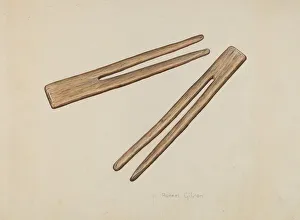 Clothes Pins, c. 1938. Creator: Robert Gilson