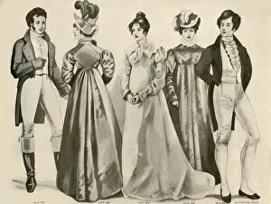 Cecil W Gallery: Clothing from 1812-1828, 1907, (1937). Creator: Cecil W Trout