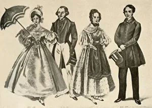 Cecil W Trout Gallery: Clothing from 1824-1835, 1907, (1937). Creator: Cecil W Trout