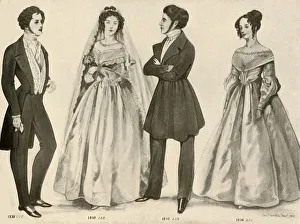 Clothing from 1836-1847, 1907, (1937). Creator: Cecil W Trout