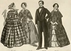 Cecil W Trout Gallery: Clothing from 1850-1856, 1907, (1937). Creator: Cecil W Trout