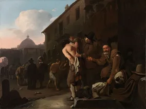 Mercy Prints: Clothing the Naked, c.1646-c.1649. Creator: Michiel Sweerts