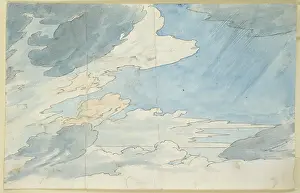 Wove Paper Prints: Cloud Study, c1816-1817. Creator: Carl Philipp Fohr