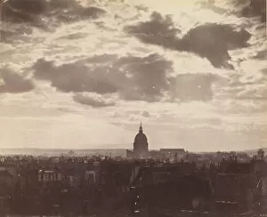 Charles Marville Gallery: [Cloud Study over Paris], 1850s. Creator: Charles Marville