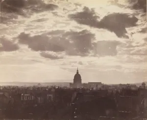 Lhotel Des Invalides Prints: [Cloud Study over Paris], 1850s. Creator: Charles Marville