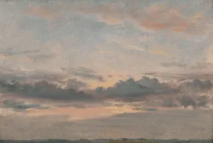 Constable John Prints: A Cloud Study, Sunset, ca. 1821. Creator: John Constable
