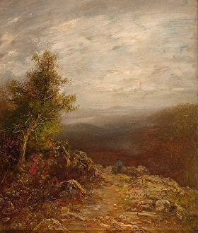 Wilderness Prints: Above the Clouds, about 1875-1878. Creator: Ralph Blakelock