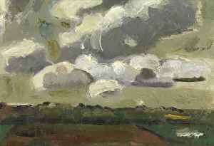 Sayings Prints: Clouds, 1933. Creator: Gustave De Smet