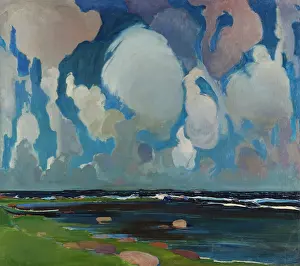 Finland Europe Prints: Clouds in Finland, 1908. Creator: Konrad Krzyzanowski