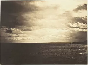 Cloudy Sky, Mediterranean Sea, 1857. Creator: Gustave Le Gray