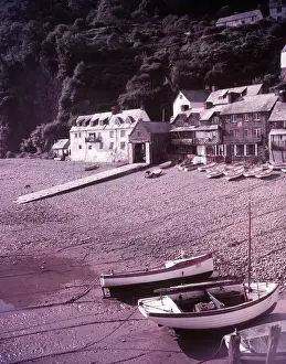 Fishing Village Prints: Clovelly Harbour, Devon, c1955. Creator: Arthur Charles Kirby Ware