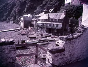 Fishing Village Prints: Clovelly Harbour, Devon, c1955. Creator: Arthur Charles Kirby Ware