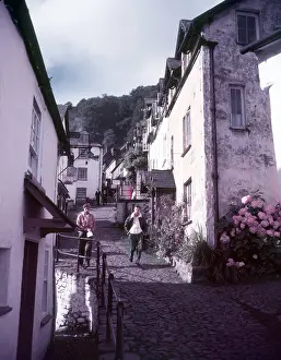 Cobbled Prints: Clovelly High Street, Devon, c1955. Creator: Arthur Charles Kirby Ware
