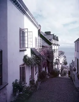Cobbled Prints: Clovelly High Street, Devon, c1955. Creator: Arthur Charles Kirby Ware