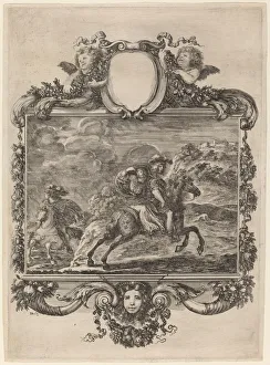 Clovis and Clotilda, c. 1657. Creator: Stefano della Bella