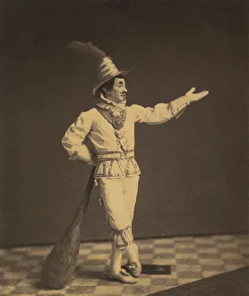 Fredricks Charles De Forest Prints: Clown, ca. 1860. Creator: Charles De Forest Fredricks