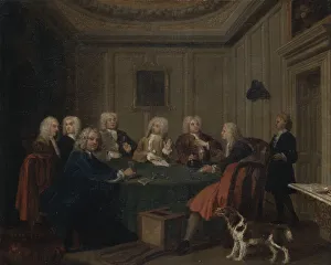 A Club of Gentlemen, ca. 1730. Creator: Joseph Highmore