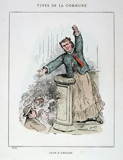Club a l Eglise, Paris Commune, 1871
