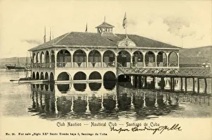 Yacht Club Prints: Club Nautico - Nautical Club - Santiago de Cuba. Creator: Unknown