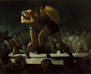 Boxer Gallery: Club Night, 1907. Creator: George Wesley Bellows