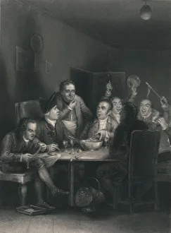 Gentlemans Club Gallery: The Clubbists, 1860. Artist: William Greatbach