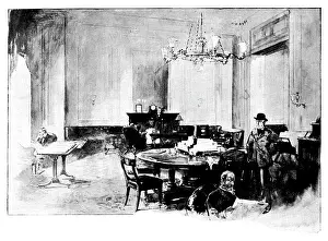 Reading Room Prints: In Clubland - No. V: the Travellers Club - the Morning Room